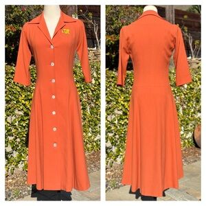 Jennifer Nicholson Y2K rockabilly retro midi dress